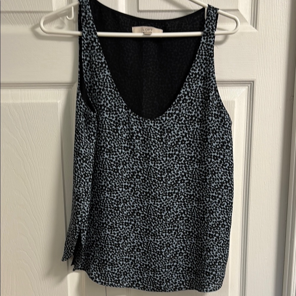 LOFT Black Camisole Sleeveless Top